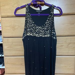 INC Internationals Sequin Sleeveless Long Blouse